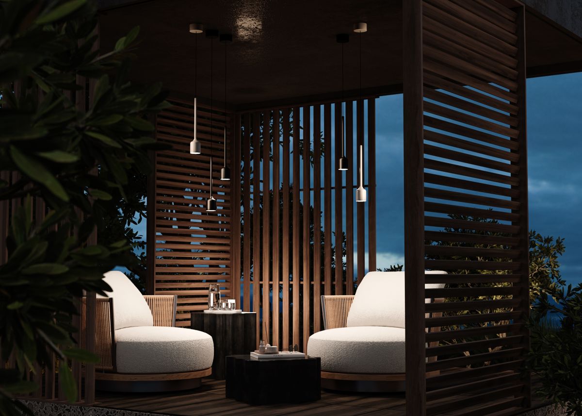 Уличный подвесной светильник Maytoni Apex O491PL-L6W3K