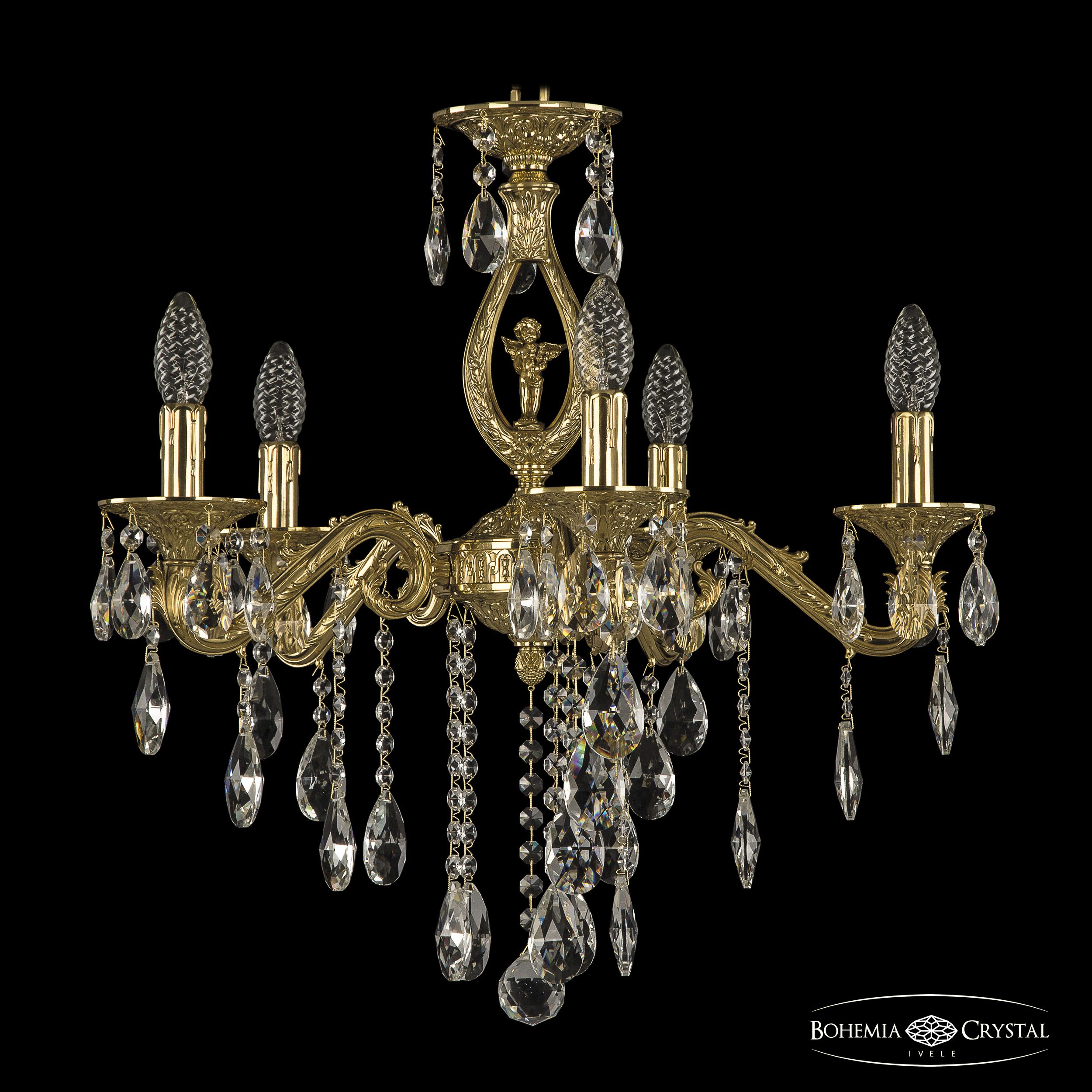 Подвесная люстра Bohemia Ivele Crystal Florence 71402/5/175 B G FA10S