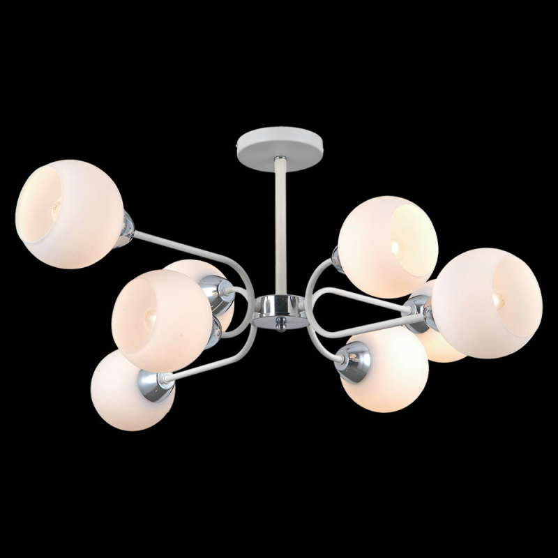 Люстра на штанге Illumico IL0398-8CSQ-79 CR WT