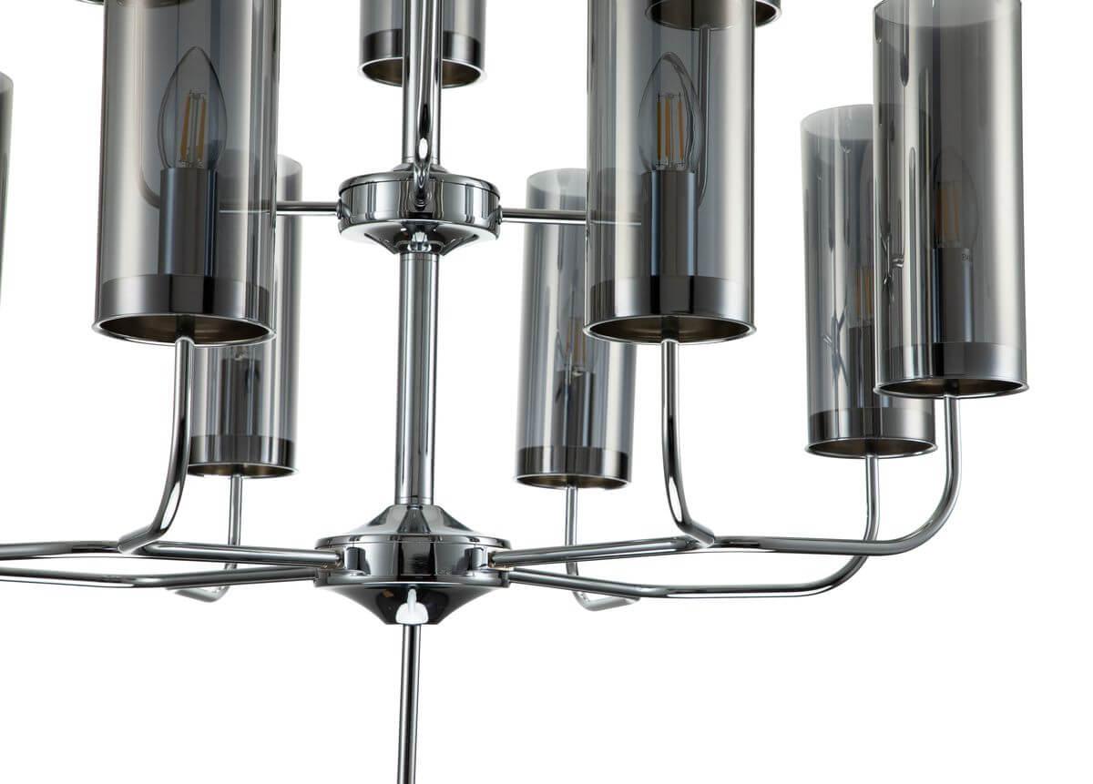 Люстра на штанге Indigo Balletto 13014/12R Chrome V000259