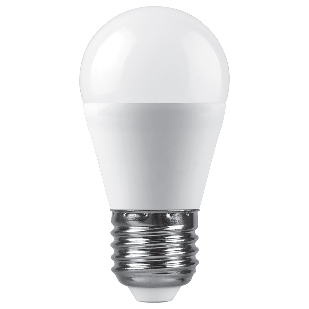 Лампа светодиодная Saffit SBG4520 шар матовый E27 20W 230V 4000K 55277