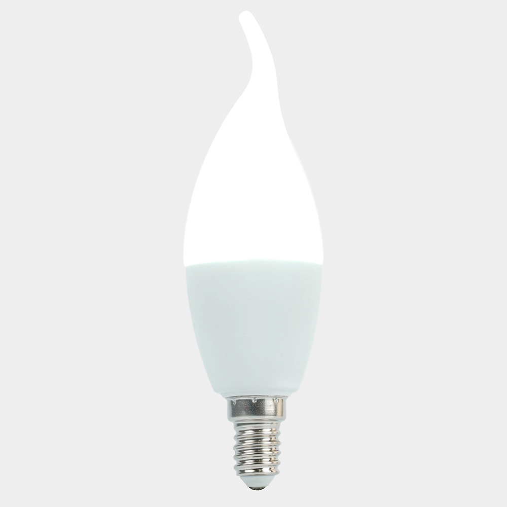 Лампа светодиодная Saffit SBC3720 cвеча на ветру E14 20W 230V 6400K 55276