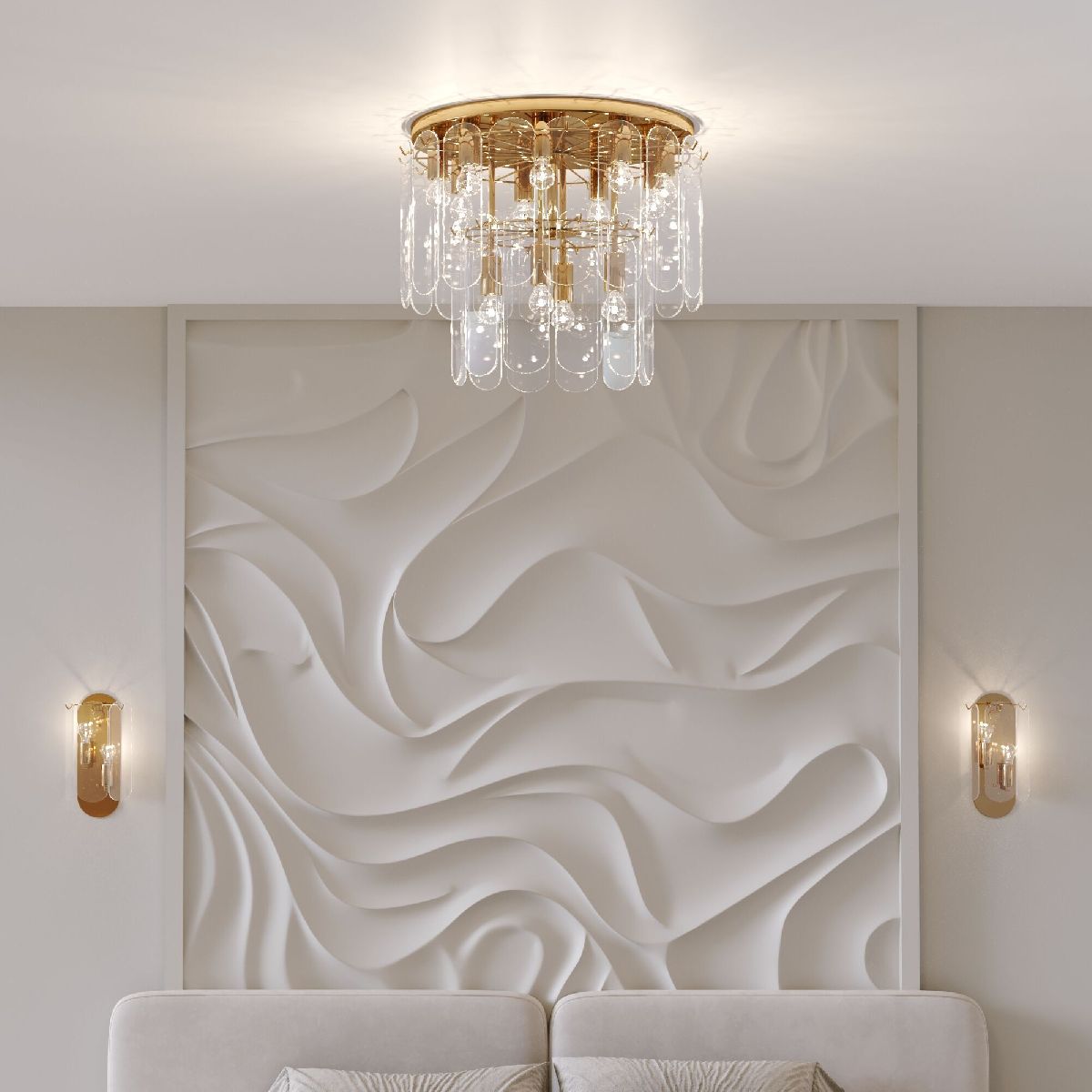 Потолочная люстра Eurosvet Claire 60170 золото Smart a070628