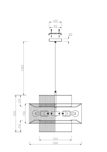 Подвесной светильник Freya AvaGarden FR5249PL-03BG1