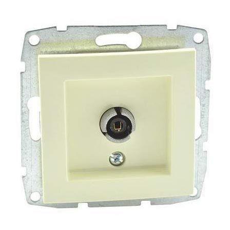 Розетка TV проходная Mono Electric Despina-Larissa крем 500-001705-137