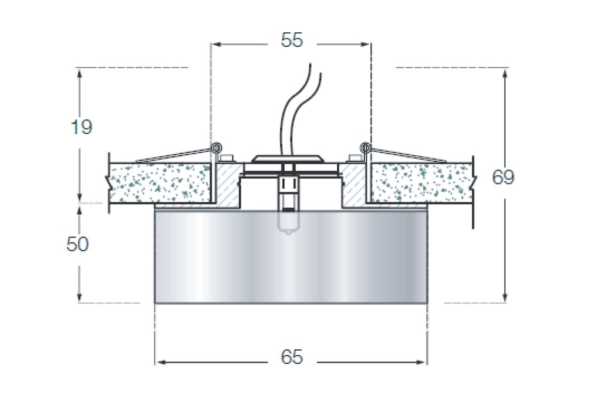 Встраиваемый светильник Donolux Downlight DL026D