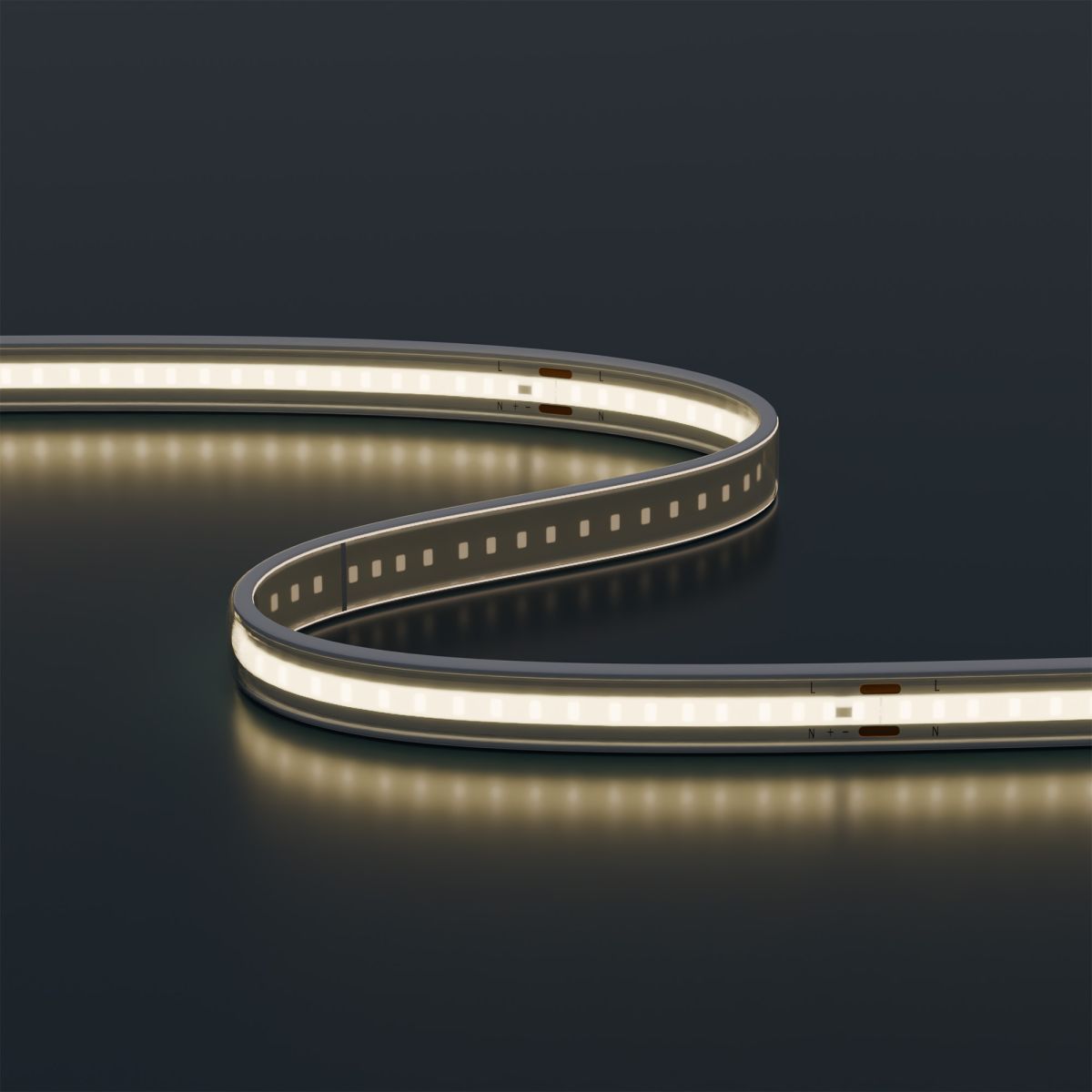 Светодиодная лента Apeyron 220В COB 9Вт/м 4000К 50м IP65 10-111