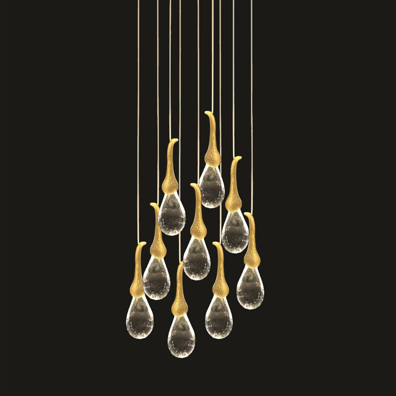 Подвесной светильник Delight Collection Seed OMG07287-9 gold