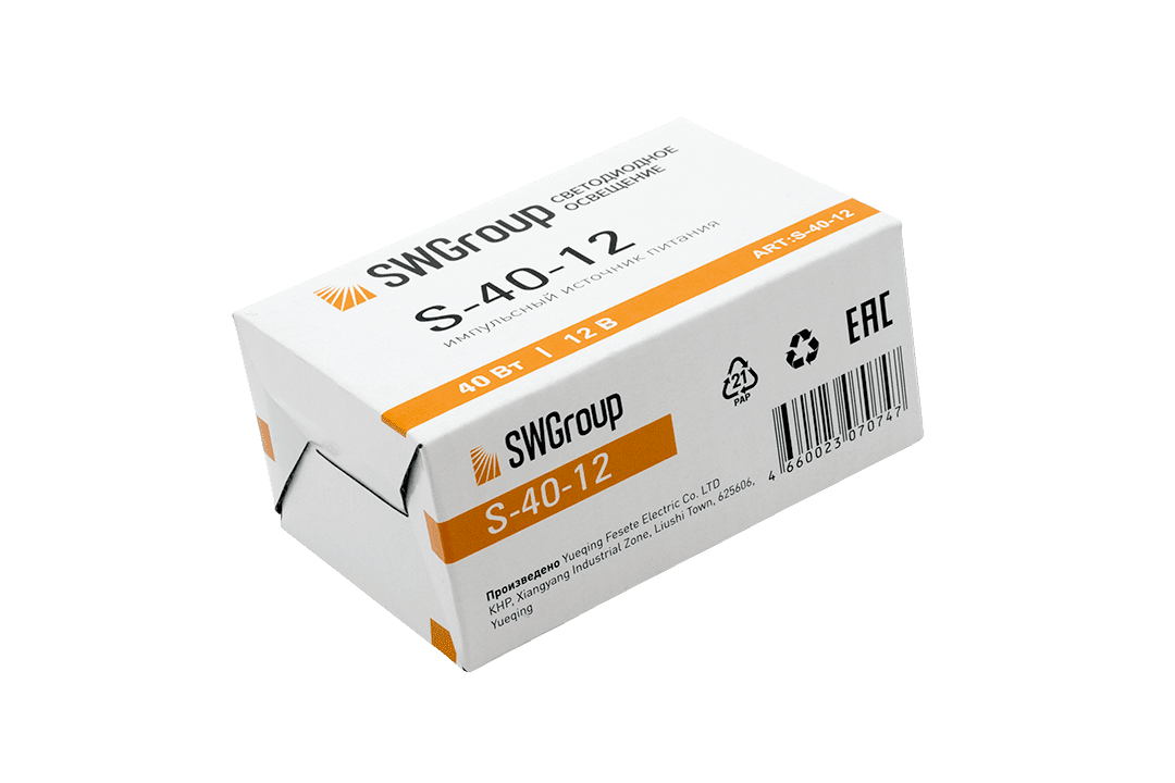 Блок питания SWG S-40-12 000126