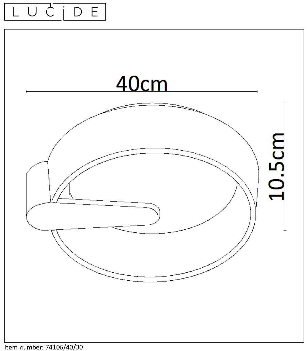 Потолочный светильник Lucide MIAMI 74106/40/30