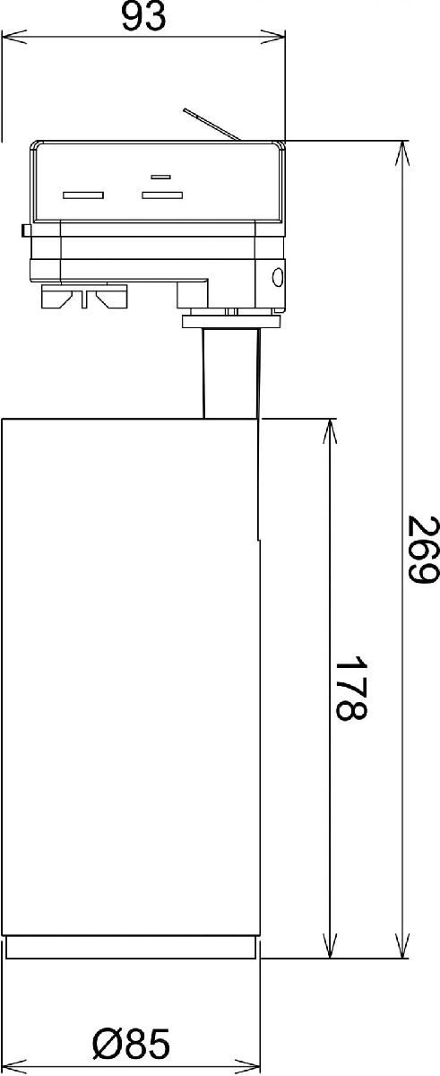 Трековый трехфазный светильник Deko-Light Lucea 707119