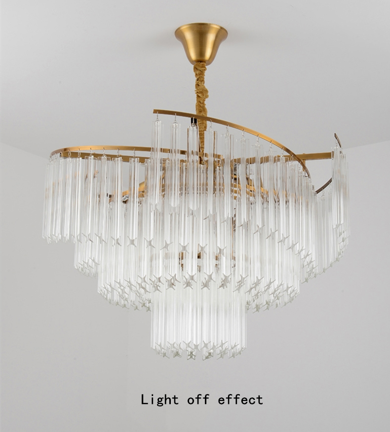 Подвесная люстра DeLight Collection 66018 brushed brass