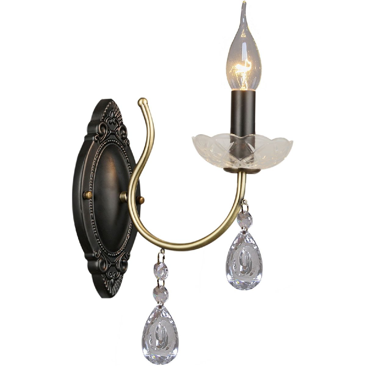 Бра Reluce 03805-0.2-01 AB+BK