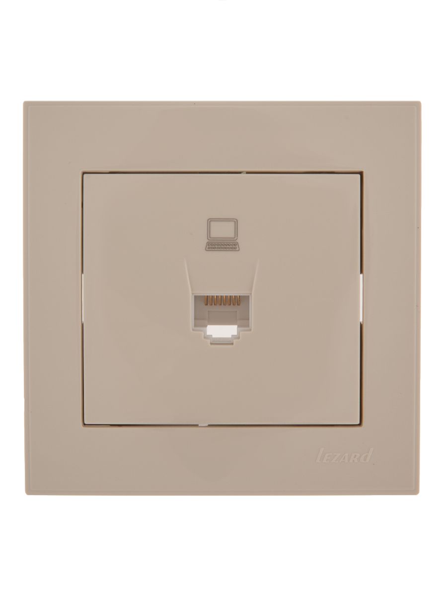 Розетка компьютерная Lezard Rain 703-0303-139
