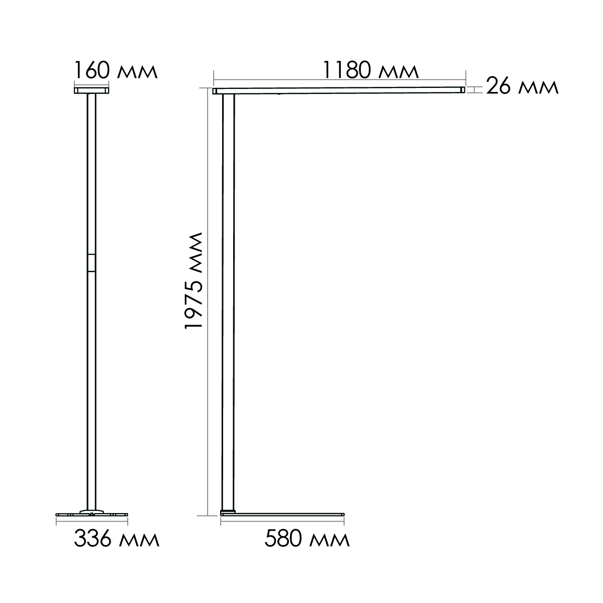 Торшер Lumker RUBY-F-SL-NW 006302