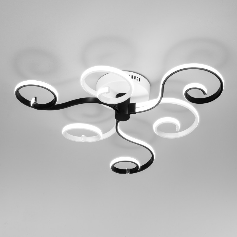 Потолочная люстра Eurosvet 90149/3 белый/черный