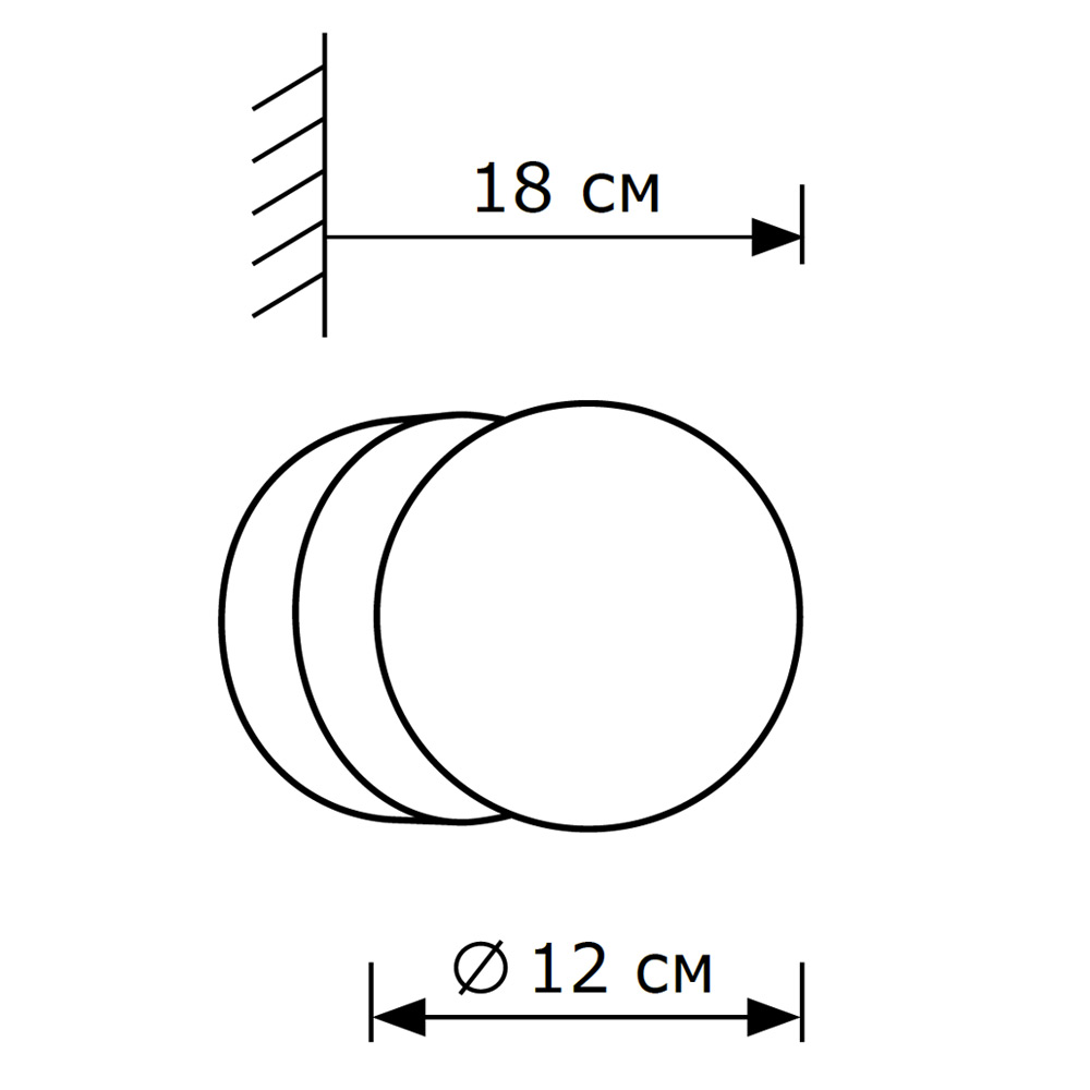 Настенно-потолочный светильник LightHall Vivari LH012141