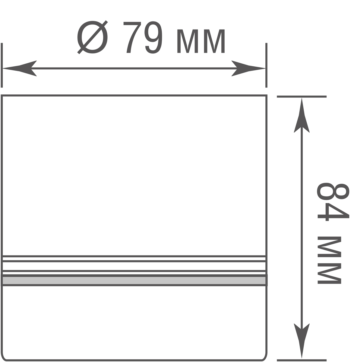 Накладной светильник Donolux Barell DL18482R9W1W Line