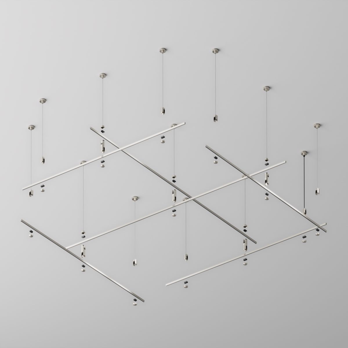 Шинопровод магнитный накладной/подвесной Maytoni Flarity TRX154-112PT