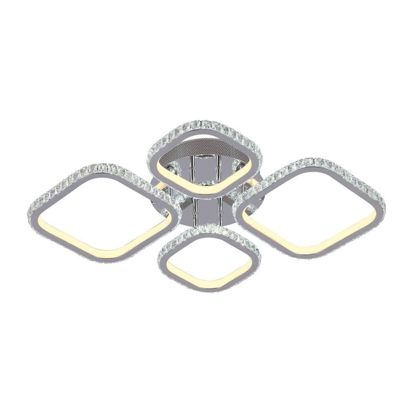 Потолочная светодиодная люстра с пультом управления Seven Fires Флери SF7014/4C-CR