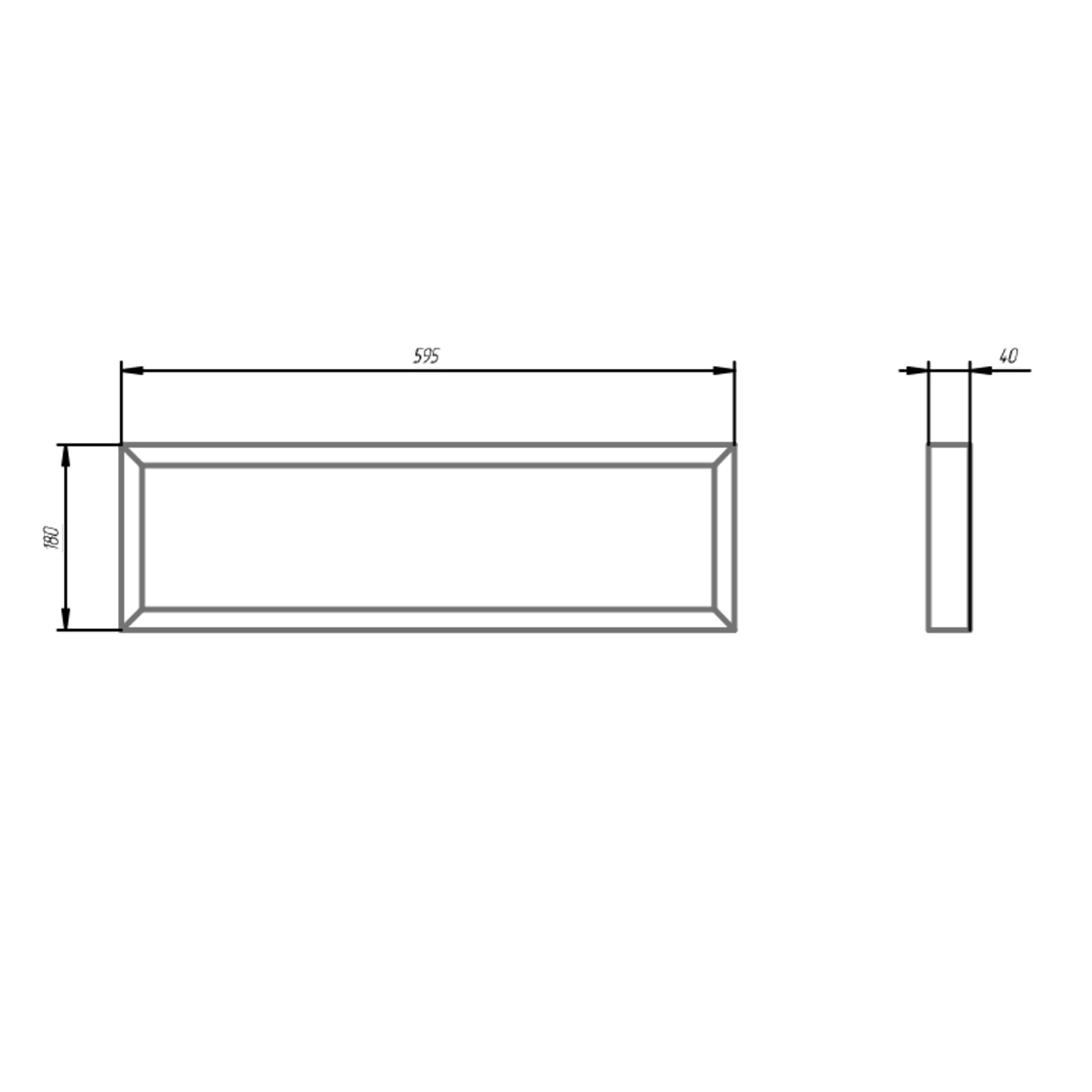 Светодиодная панель Эра SPO-950-3-65K-018 Б0051630