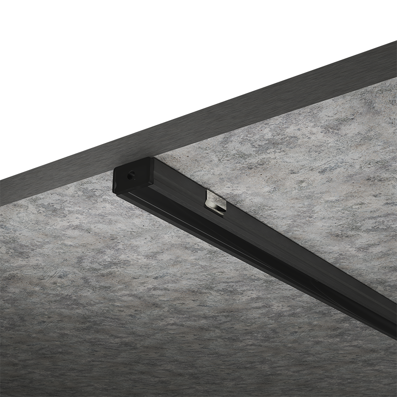 Профиль алюминиевый накладной Wolta WAP-S-16/6/2000-B