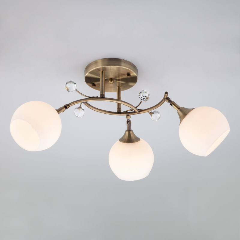 Потолочная люстра Eurosvet 9604/3 античная бронза