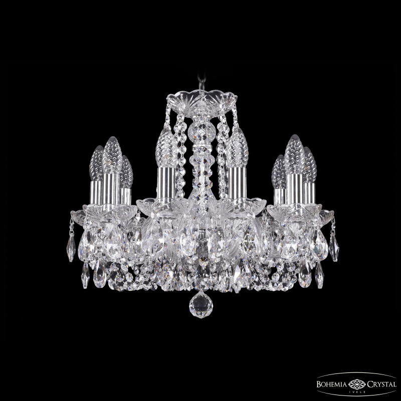 Подвесная люстра Bohemia Ivele Crystal 1402/10/141 Ni