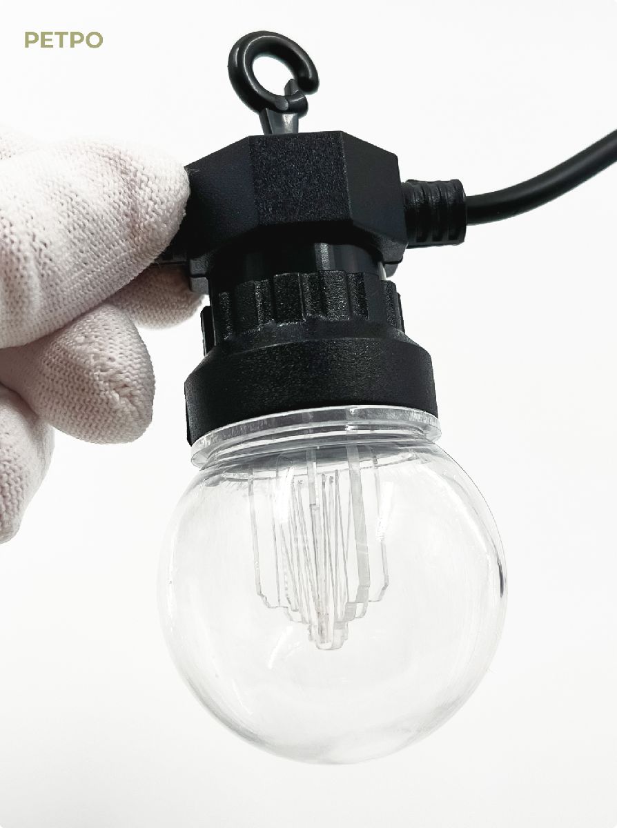 Светодиодная гирлянда Прозрачная колба Laitcom (LTC) BLL10G-11-1W