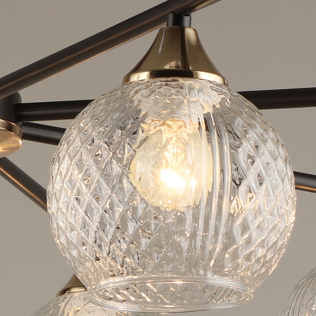 Люстра на штанге Reluce 04892-0.3-08 COFFEE+FGD