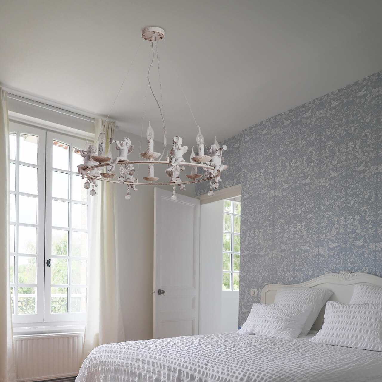 Подвесная люстра Arte Lamp Amur A1133SP-8WG в Москве