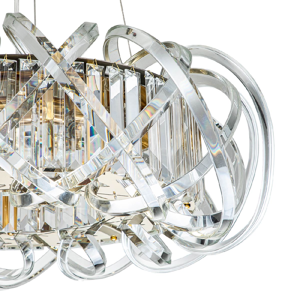 Подвесная люстра Indigo Braccia 12007/6P Gold V000398