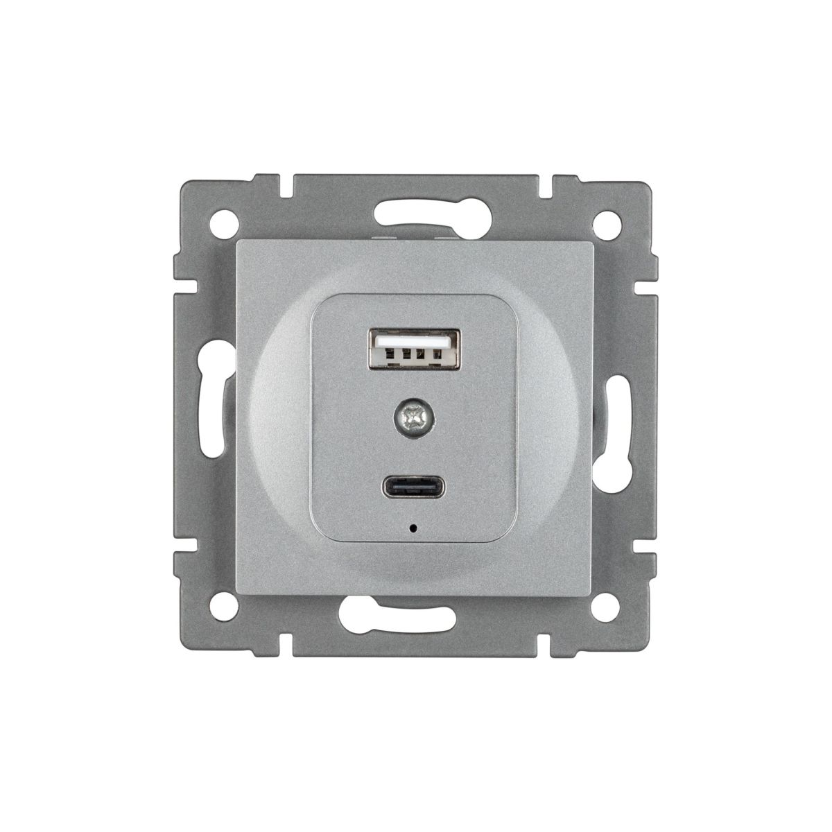 Механизм USB розетки Arlight SCT-MUAC-PL-GR-V (5V, 3A, QC4) 049840