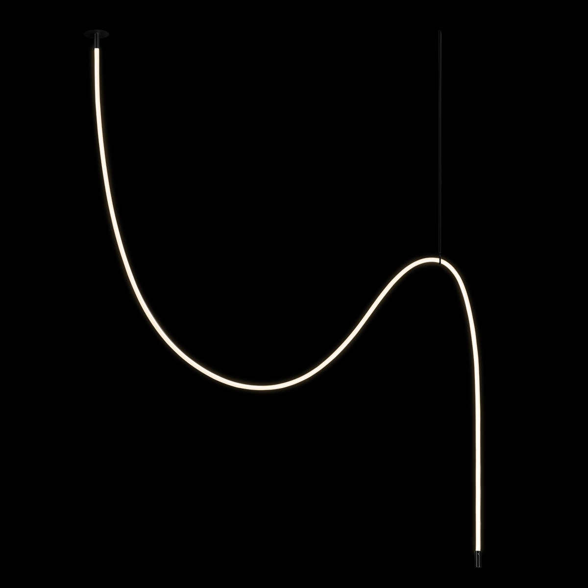 Потолочный светильник длинный Loft IT Thread 10388C Black