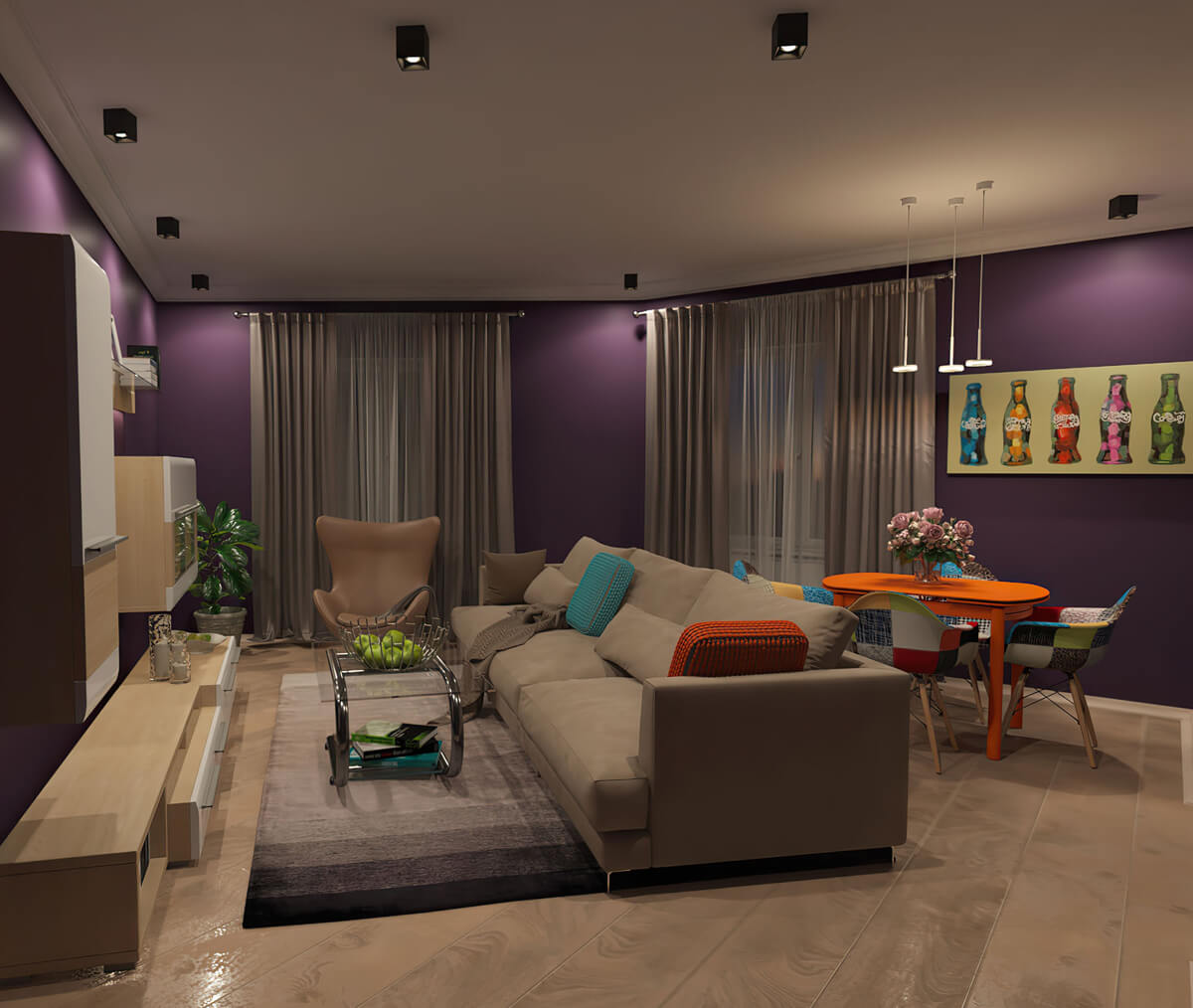 Потолочный светильник Denkirs DK3030-BK