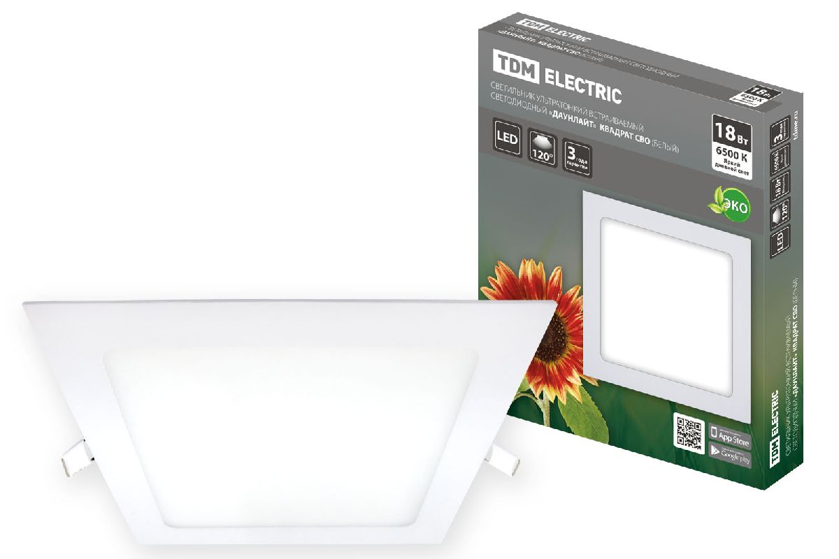Встраиваемый светодиодный светильник TDM Electric Даунлайт СВО SQ0329-0121