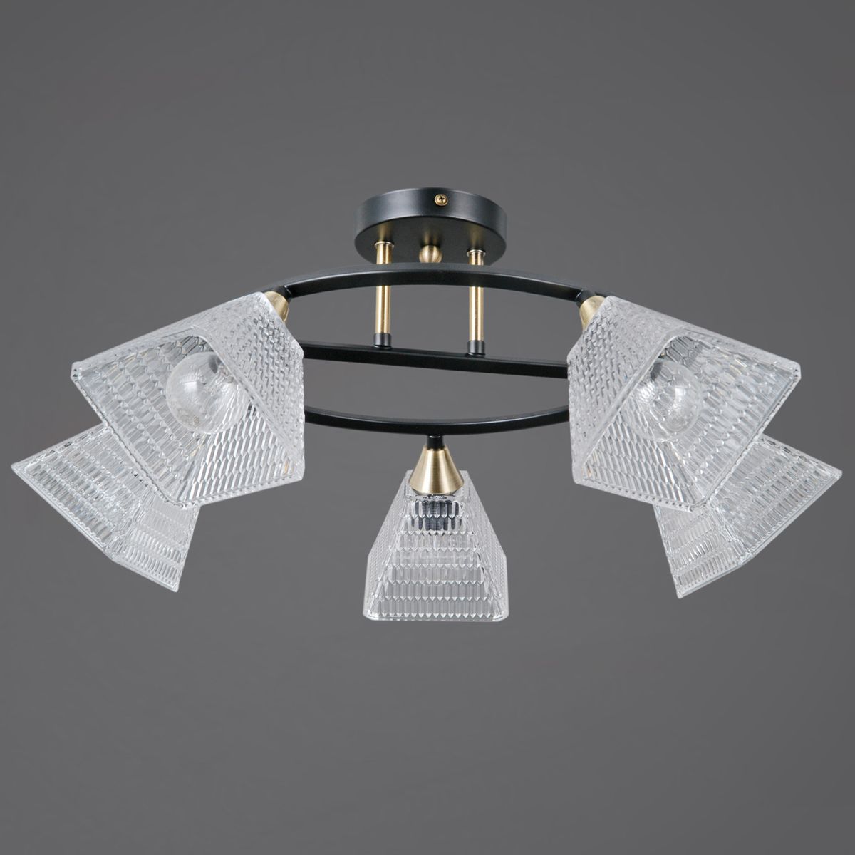 Потолочная люстра Illumico IL0850-5CSQ-25BKAB ELITE