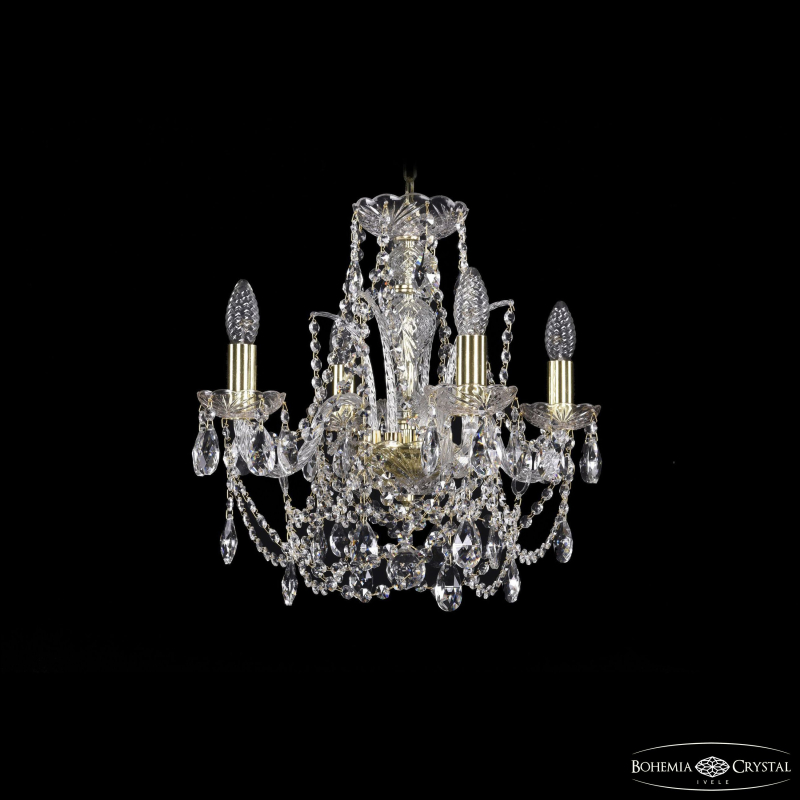 Подвесная люстра Bohemia Ivele Crystal 1411/4/141 G