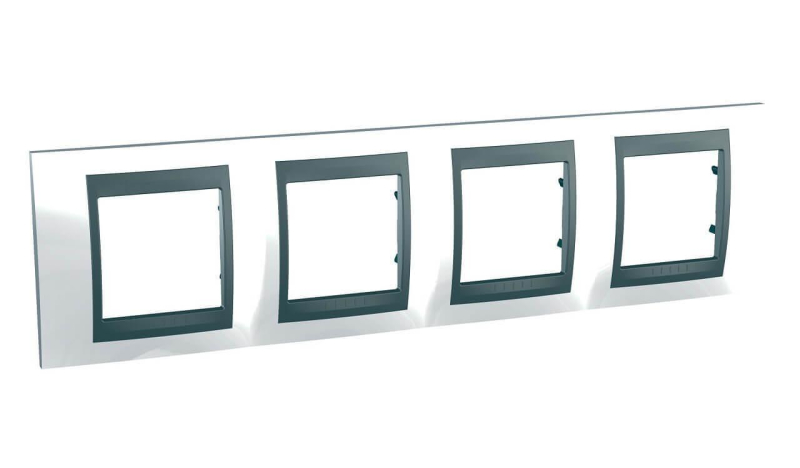Рамка 4-постовая Schneider Electric Unica Top MGU66.008.292
