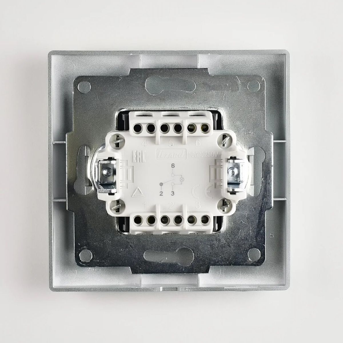 Выключатель проходной с подсветкой Lezard Karina 707-4388-114