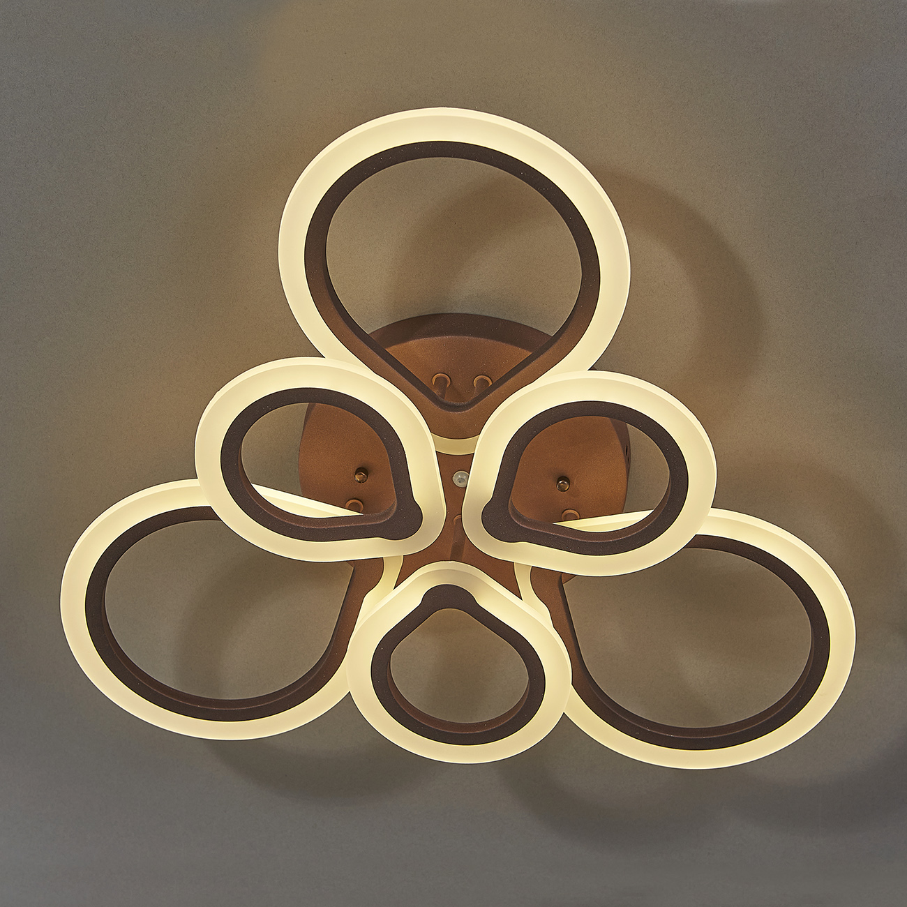 Потолочная светодиодная люстра Escada Molly 10221/6LED Coffee