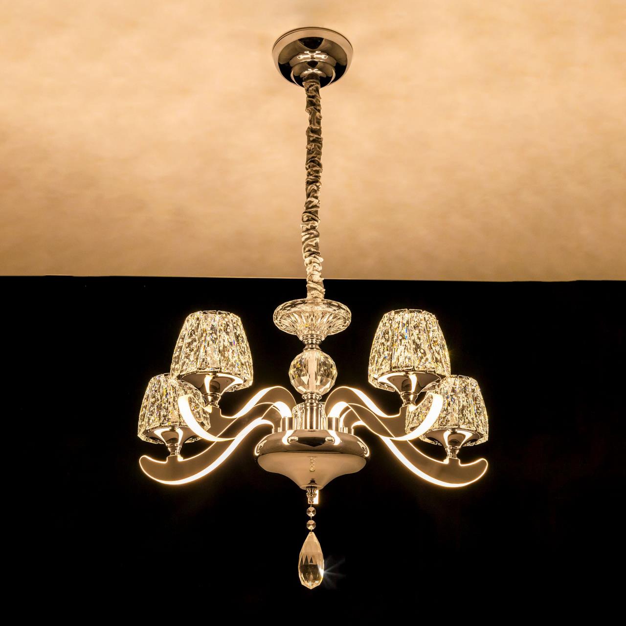 Подвесная светодиодная люстра Citilux Montserrat EL338P05 в Москве