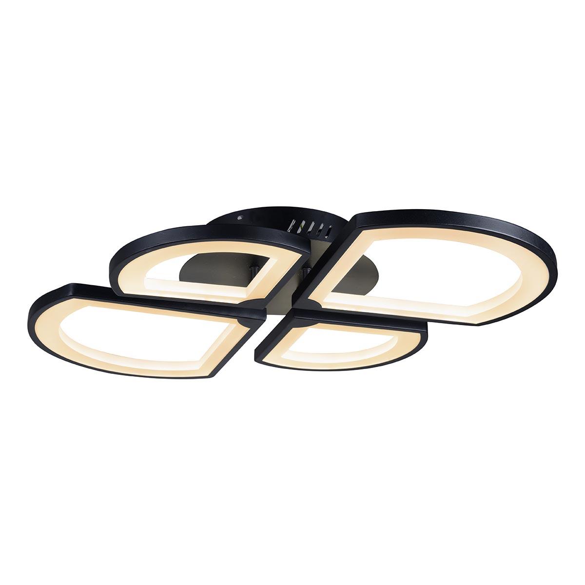 Потолочная светодиодная люстра iLedex River X024-4 BK УЦ