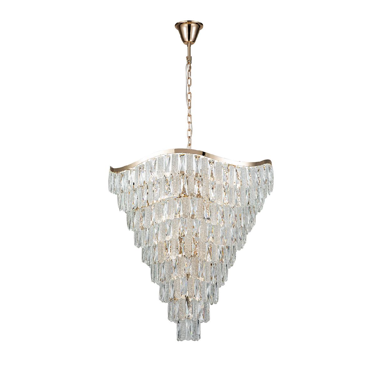 Подвесная люстра Indigo Ambra 12030/13P Gold V000395