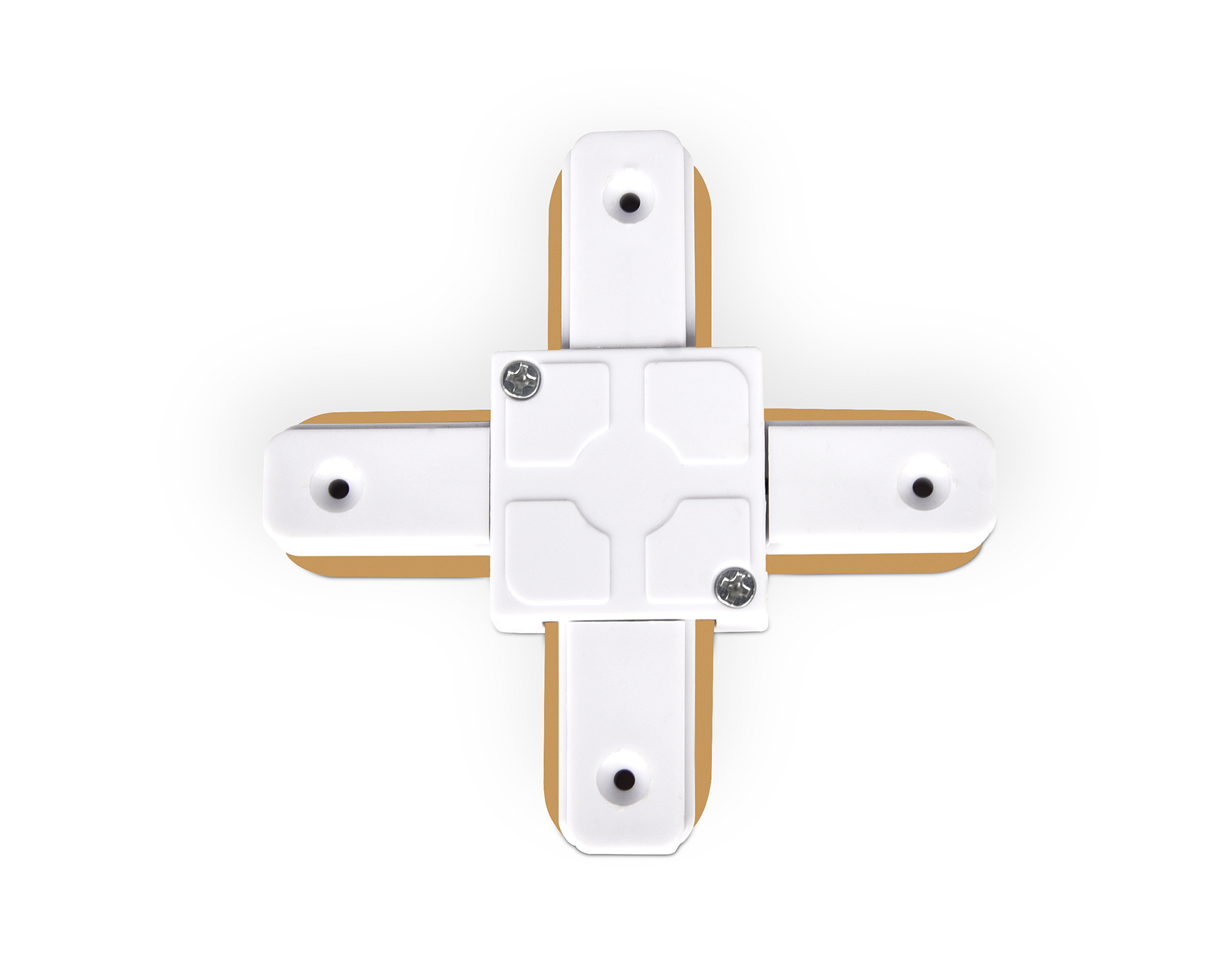 Коннектор Х-образный однофазный Ambrella Light Track System GL7082