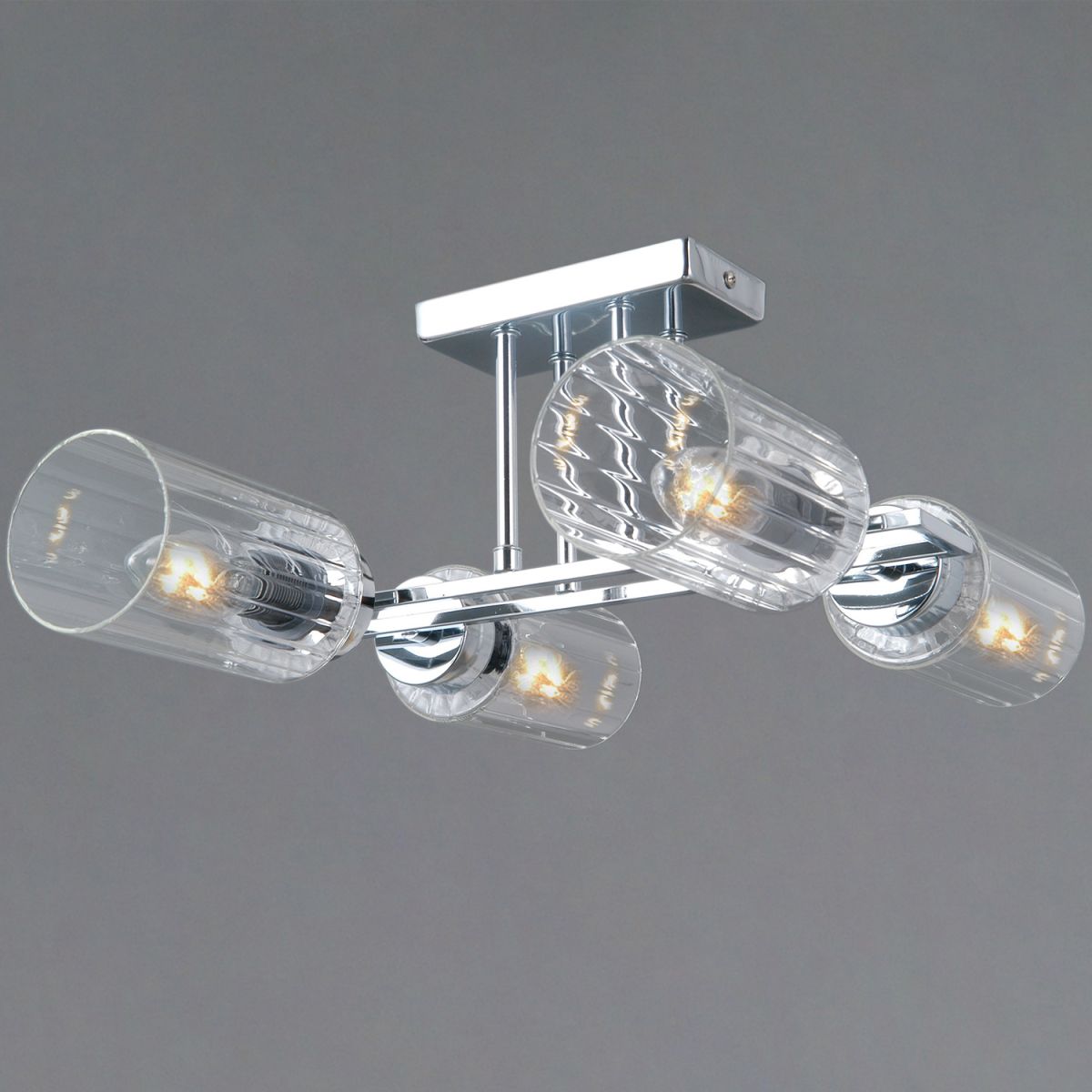 Потолочная люстра Illumico IL0780-4CSQ-25 CR NAPLES