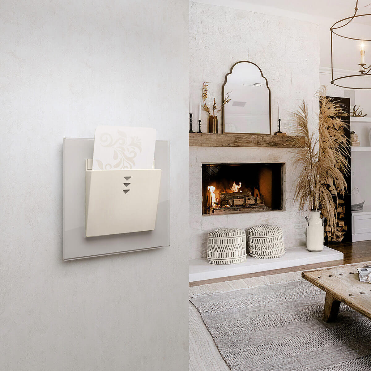 Выключатель карточный Werkel WL03-01-03 слоновая кость 4690389145711