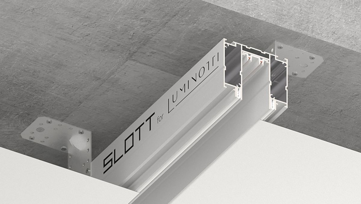 Шинопровод (комплект) Luminotti Slimline Slott LS.200.2M.WH