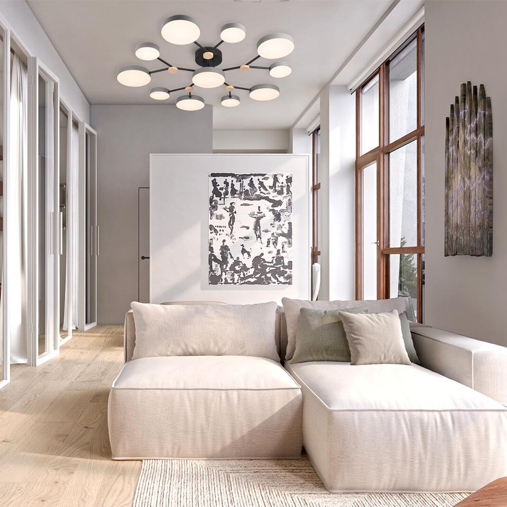 Потолочная люстра LED4U L3201-960 GR