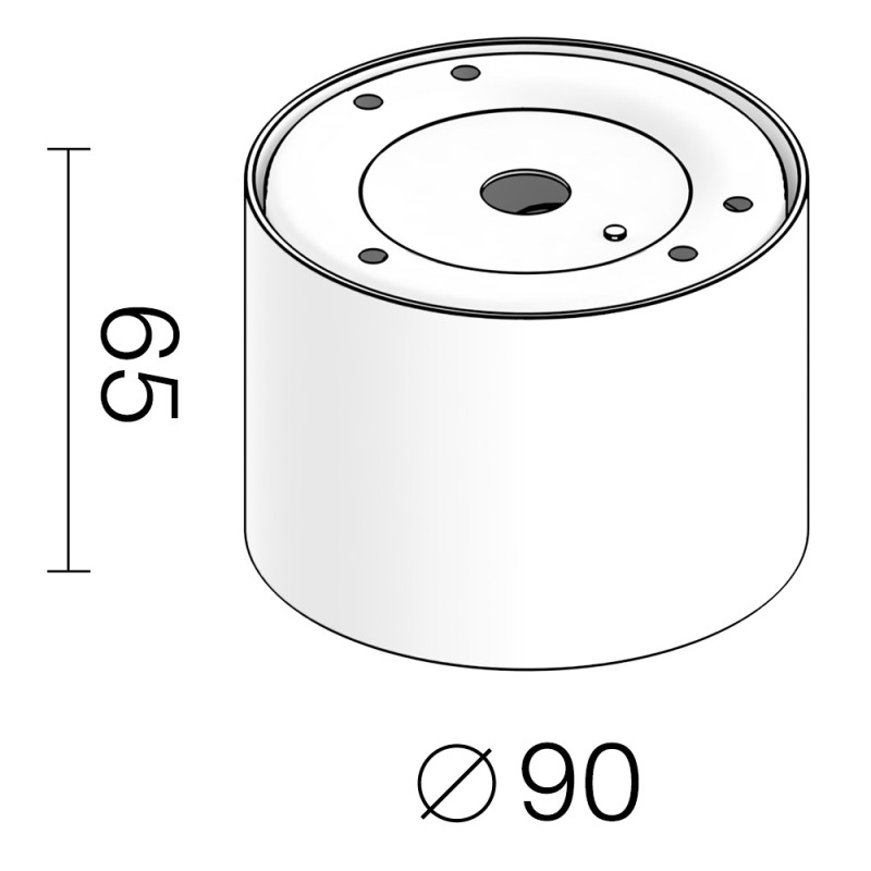 Влагозащищенный светильник LeDron LXS0812-8W 4000K 00000013766